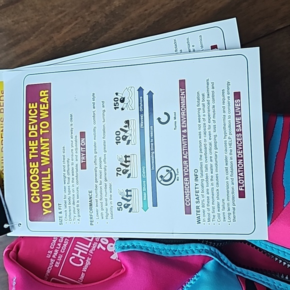 Hyperlite Child Life Vest- Blue/Yellow/Black| Size: 33lb-55lb  New With … - Picture 8 of 9